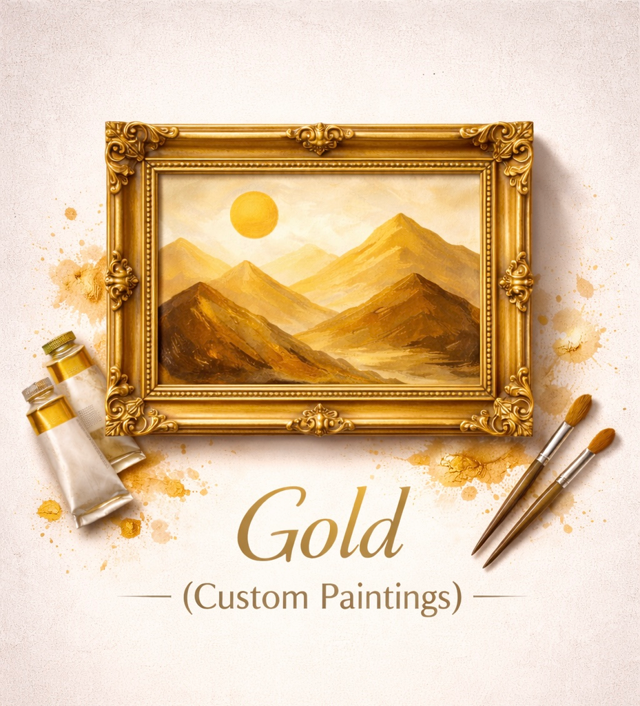 Gold (Custom Paintings) (24 in x 24 in)